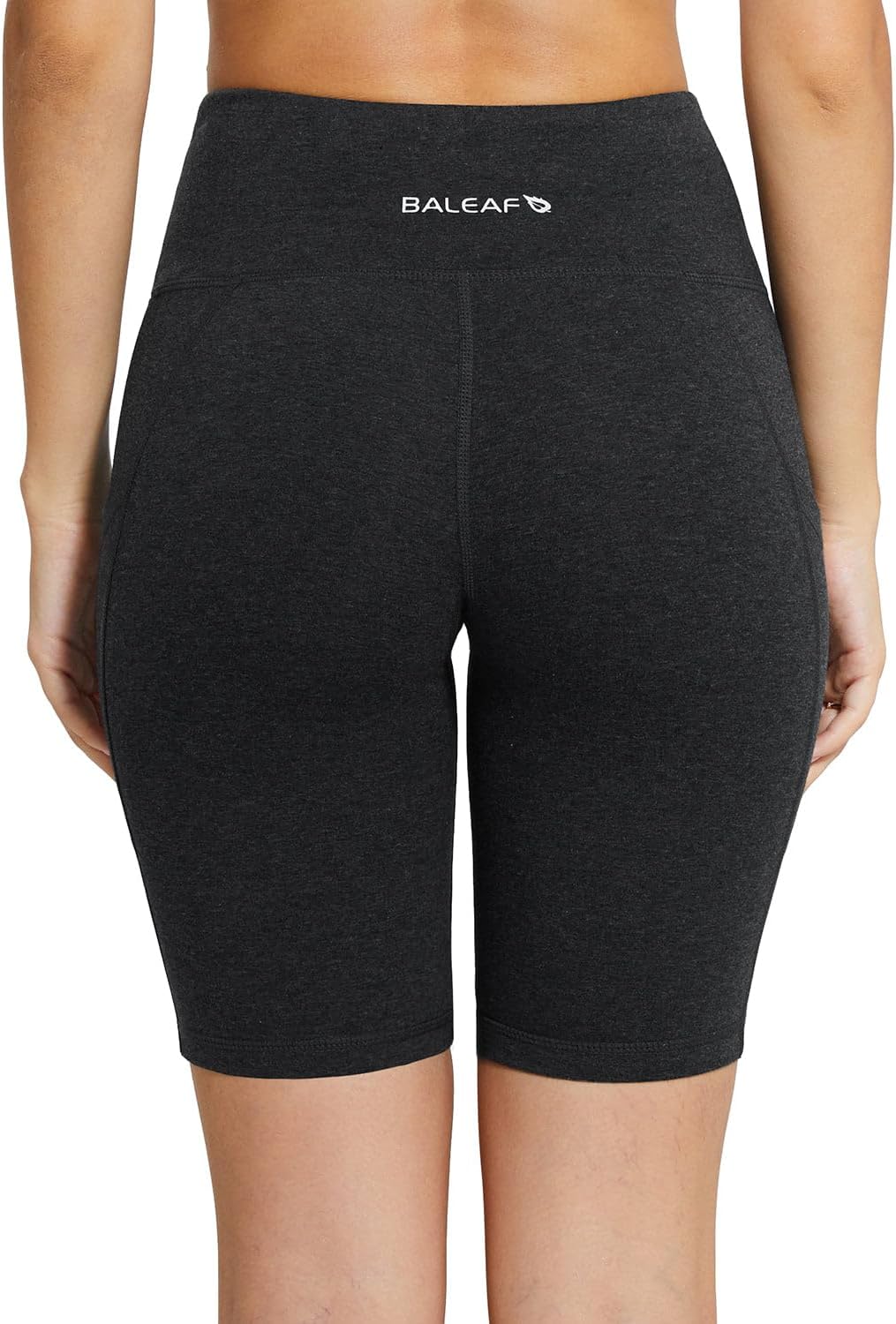 Baleaf Women's High Waist Biker Shorts - 8"/5"/3" Spandex Yoga & Gym Shorts with Pockets