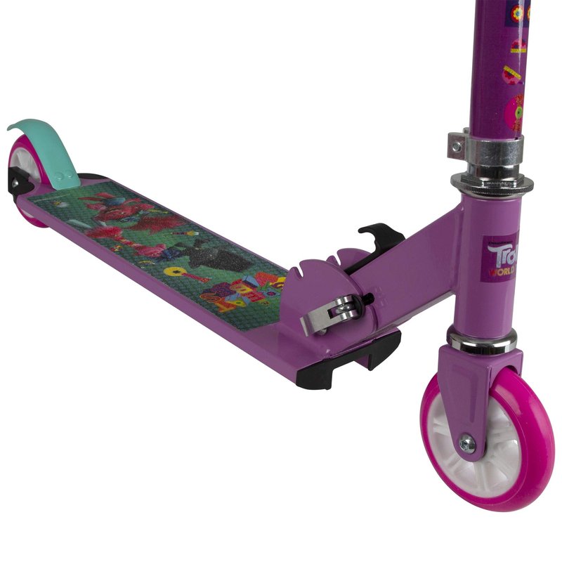 Playwheels Aluminum Folding Scooter – Quick-Fold Design, Heavy-Duty Aluminum Frame, Full Deck Grip Tape, 120mm Polyurethane Wheels, Soft Foam Comfort Grips, Ideal for Kids and Teens