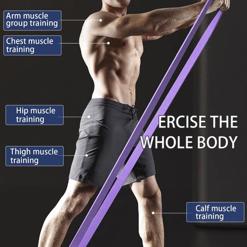 5-Level Resistance Bands Set, Pull-Up Assistance Bands for Workouts, Stretching, Physical Therapy and Muscle Training