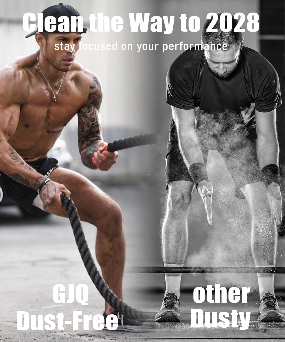 GJQ Liquid Chalk Mess-Free Gym Chalk 7’s Quick-Drying for Weightlifting, Gymnastics, Rock Climbing, Pole Dancing Sweat Resistant and Long Lasting for Stronger Hand (5 * 1.69OZ)