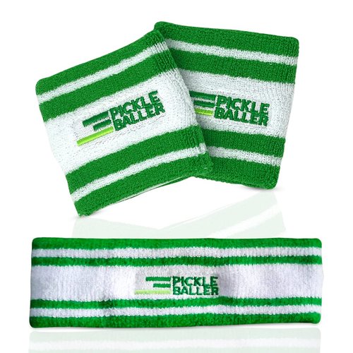 Super Fly Goods – Premium Pickleball Gifts & Accessories for Men & Women | 2 Wrist Sweat Bands & 1 Headband | Sweat Band Set (Pickleball Head & Wristband Set)