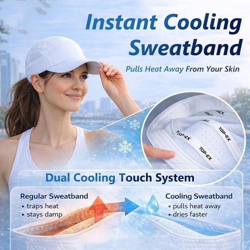 ChicPony™ Women’s Running Hat - Lightweight Cooling Cap with Hidden Ponytail | 2 Sizes Available