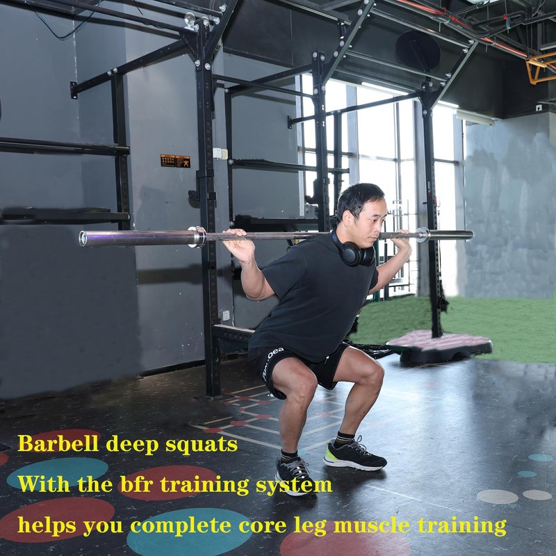 Puxhoea BFR Blood Flow Restriction Bands for Arms Legs Occlusion Training,Build Muscle Without Weightlifting Accurate Pump to Precisely Apply Pressure, for Men and Women Fitness Workouts (2 Leg Bands)