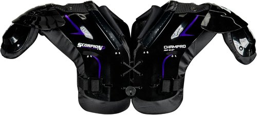 Champro Scorpion Youth Football Shoulder Pads - Lightweight Protection for Young Athletes
