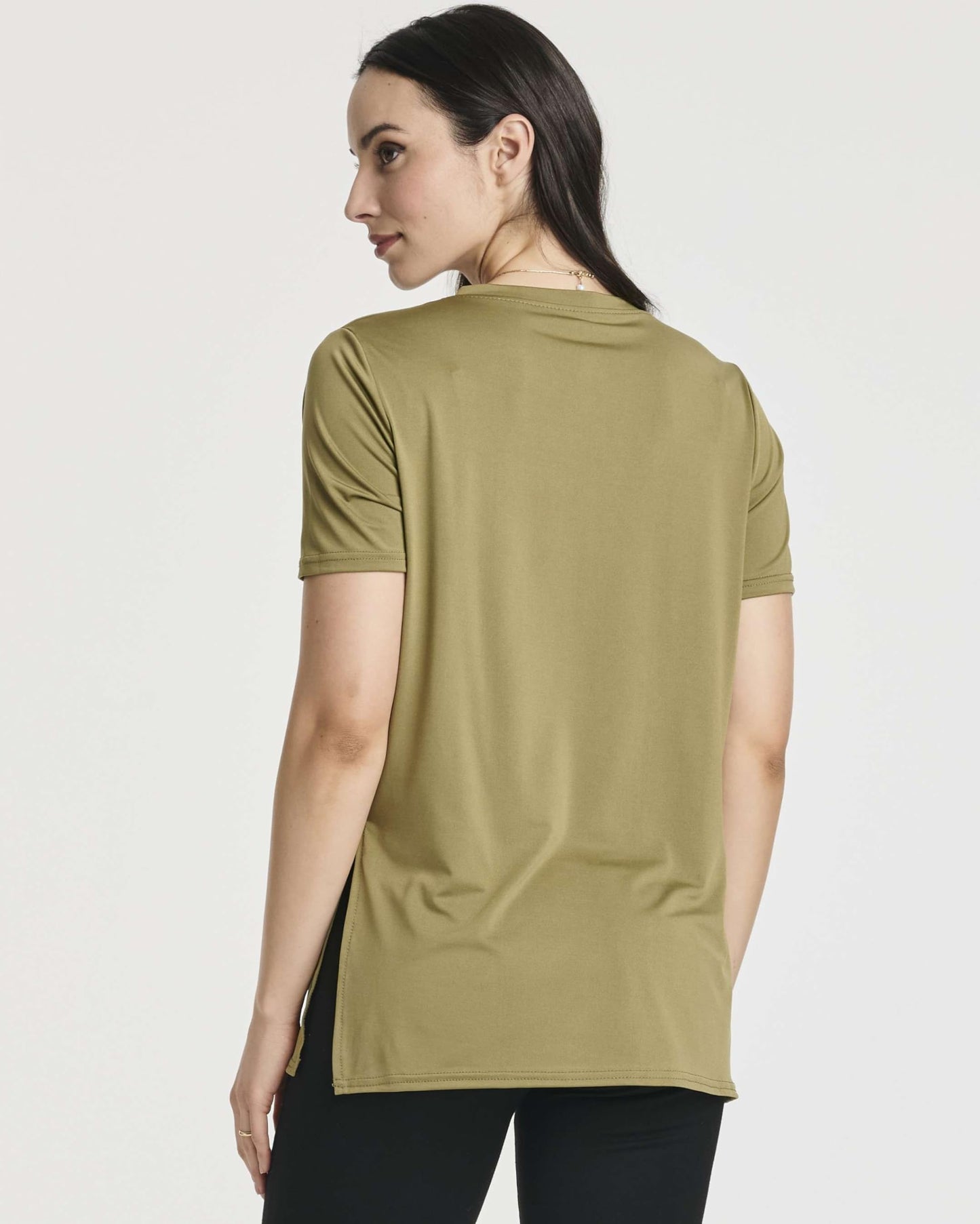 5-Pack: Women's Loose Fit Yoga Top with Short Sleeves (Plus Size Available) by Real Essentials