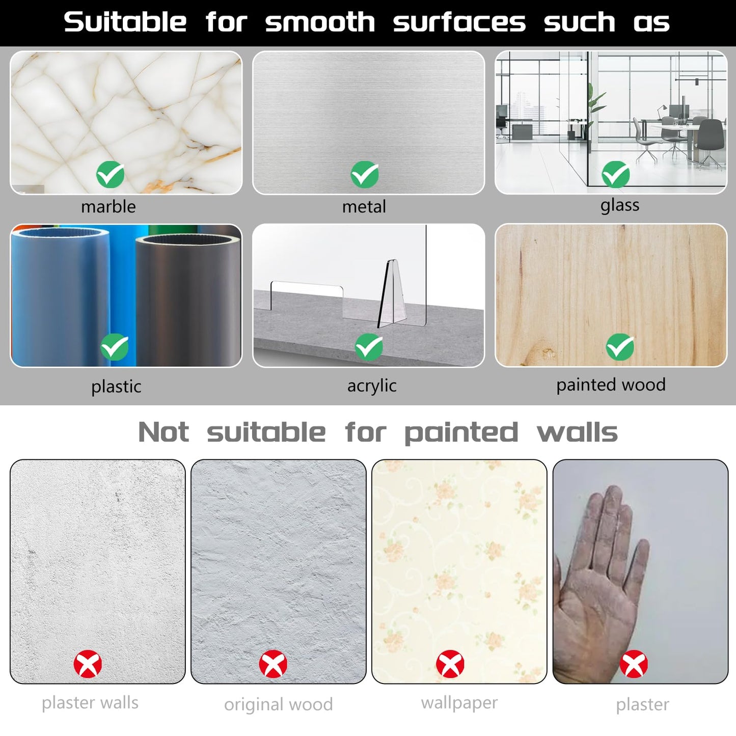 Dntorx Suction Hooks, 2 Pack Vacuum Suction Cup Hooks Removable and Reusable Shower Hooks Stainless Steel Towel Hooks Wall Hanging Hook Heavy Duty Hooks for Bathroom Kitchen, sliver