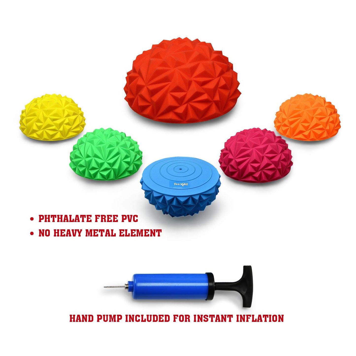 YES4ALL Fractional Weight Plates, 5 LBS Set of 2 Rubber Change Plates Weightlifting, 2-inch Micro Weights for Olympic Barbell