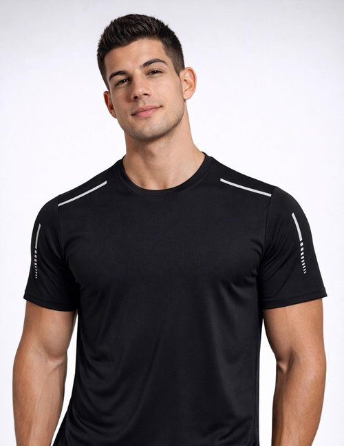 5 Pack Men’s Active Quick Dry Crew Neck T Shirts | Athletic Running Gym Workout Short Sleeve Tee Tops Bulk