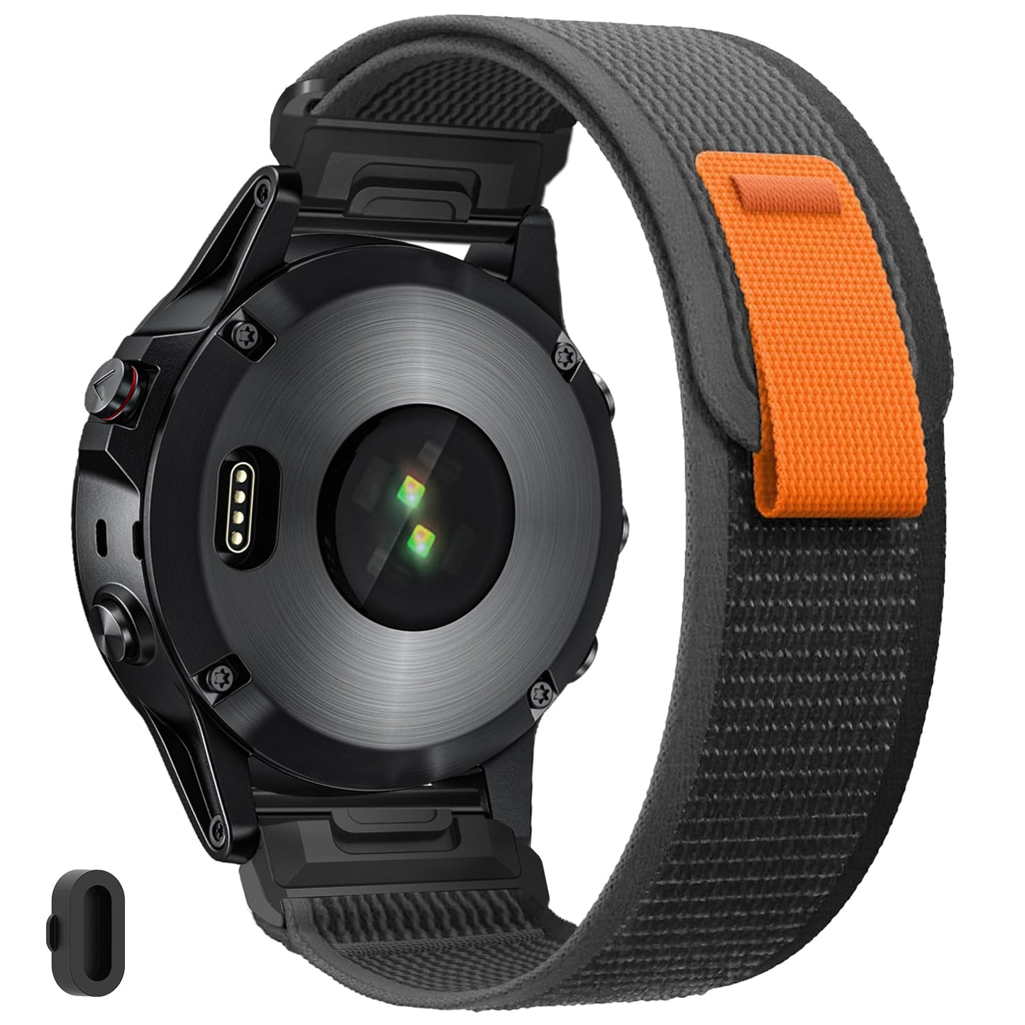 Sports-Band for Garmin Fenix 8 AMOLED-51mm/7X/7X Pro/6X Pro/Fenix 6X Sapphire/5X/5X Plus/3/3HR, 26mm Quickfit Adjustable Nylon Loop Bands for Garmin Descent MK1/MK2i/MK3/MK3i/Enduro3/Tactix Delta, Men Women Breathable Durable