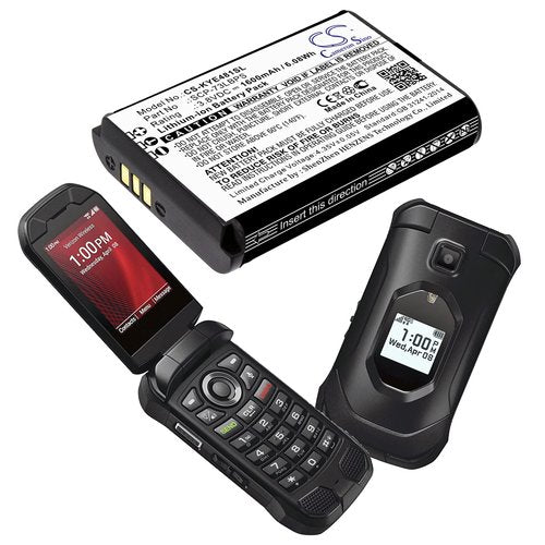 Cameron Sino New Rechargeable SCP-73LBPS Battery for DuraXA Equip, DuraXE Epic, DuraXV Extreme, DuraXV Extreme +, E4810, E4811, E4830, E4831 (1600mAh)