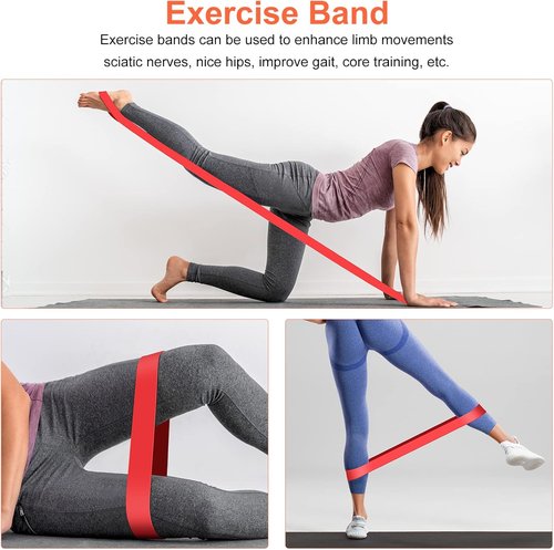 Aucuu Foam Roller Set - 5-in-1 Massage Roller, Yoga Stick, Ball & Stretching Strap | Orange