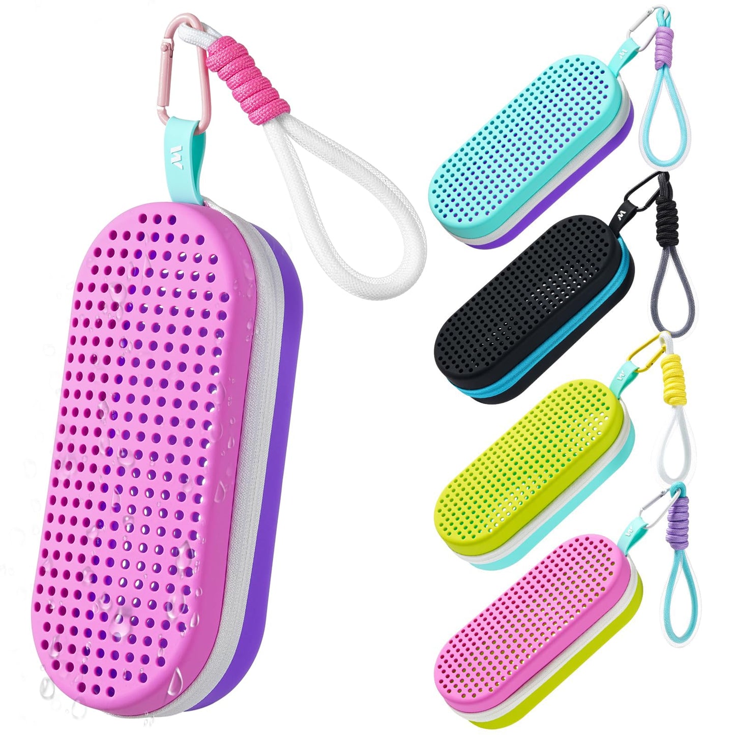 MSNATURALLY Swim Goggles Case For Swimming Goggles, Mothers Day Gifts, 2026 New Silicone Protective Cases with Drain Hole for Goggles, Summer Must Haves