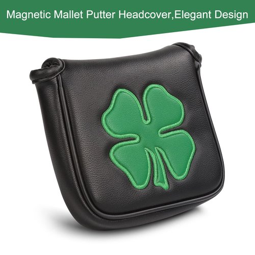 GonaFit Golf Club Mallet Putter Headcover - Mallet Putter Cover for Taylormade Callaway Odyssey Scotty Cameron Ping Cobra, Durable and Light-Weighted Mallet Putter Head Covers