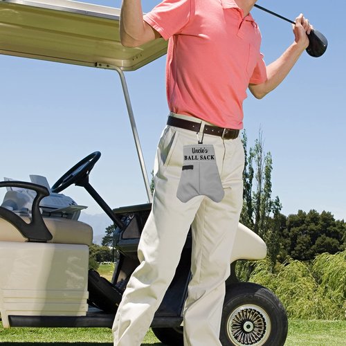 BLUPARK Uncle's Golf Ball Sack - Storage Pouch for Uncle
