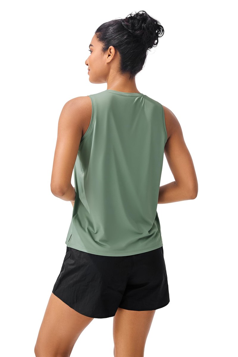Workout Tops for Women Athletic Running Gym Tank Yoga Cool-Dry Sleeveless Loose Fit Shirts