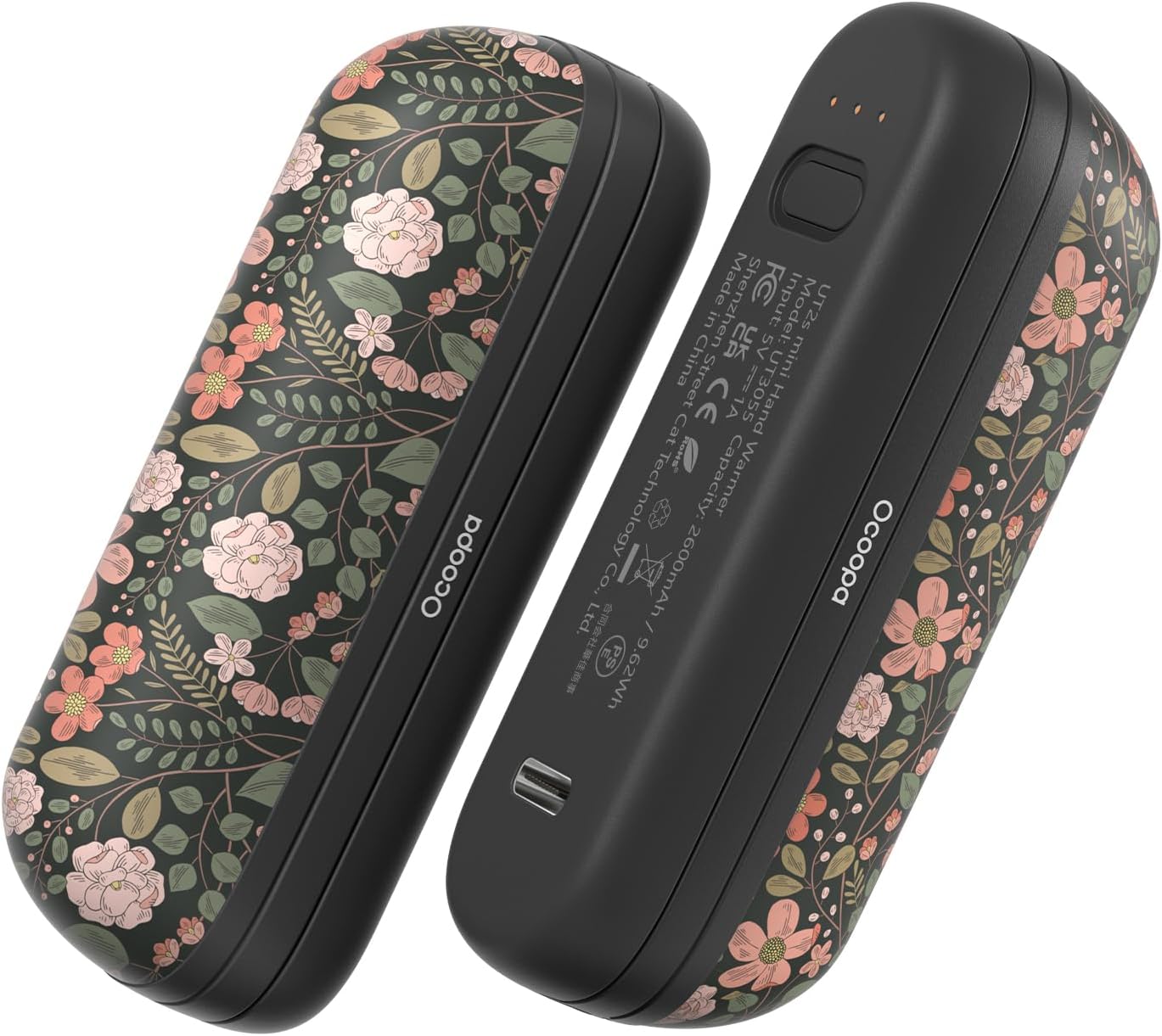 OCOOPA 2-in-1 Magnetic Rechargeable Hand Warmers - Portable Mini Electric Heaters | 2 Pack for Golf & Tech Gifts