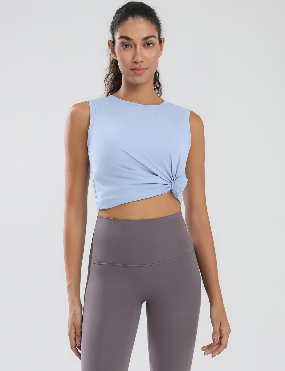 Skiennix Women's Sleeveless Workout Tops - Lightweight Athletic Tank for Yoga & Gym | Loose Fit