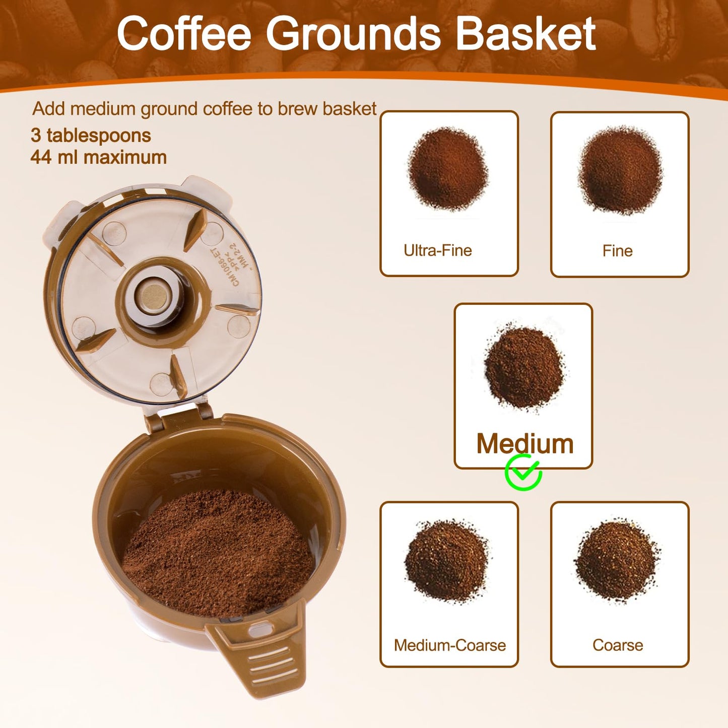 2-Pack Single Serve Brew Basket for Hamilton Beach Coffee Filter Replacement Models 49957 49974 49976 49979 49957 49954 49947 49940 49950 49966 49968 Reusable Hamilton Beach Single Serve