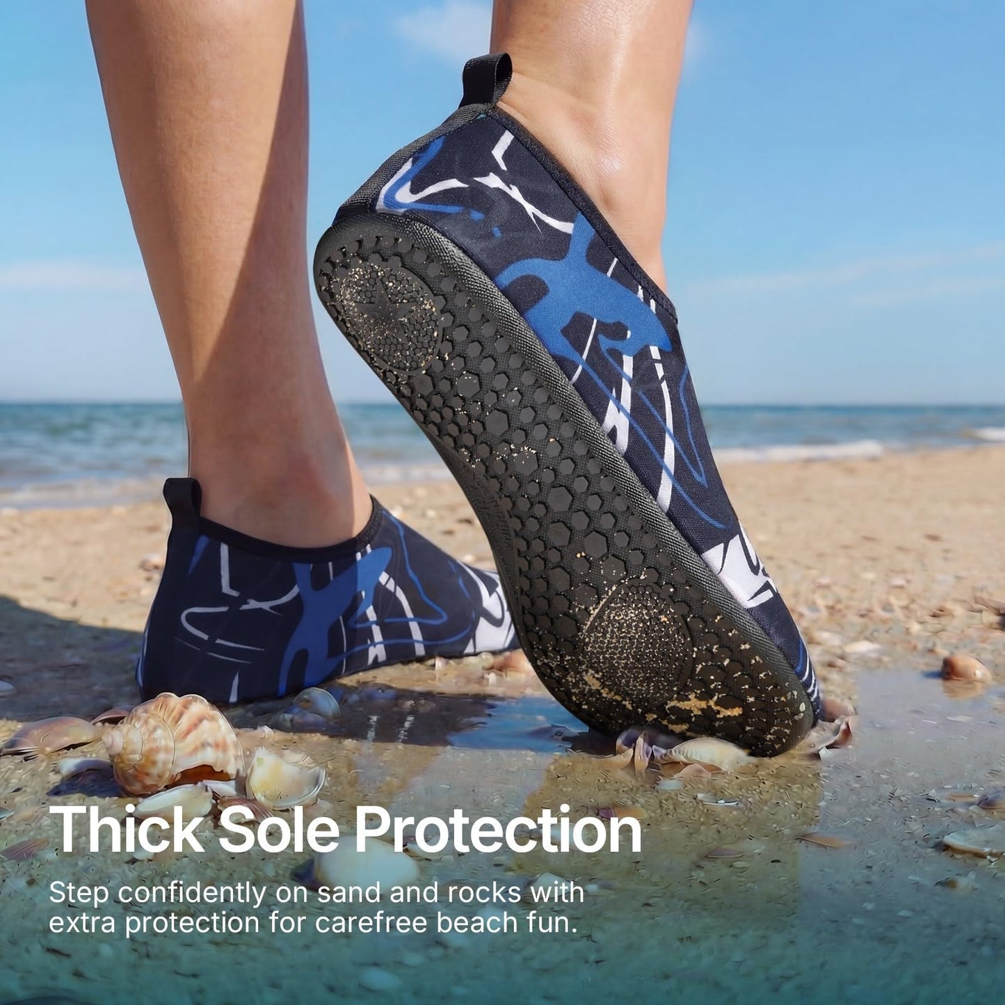 Water Shoes for Women Men Quick-Dry Aqua Socks Swim Beach Outfits Barefoot