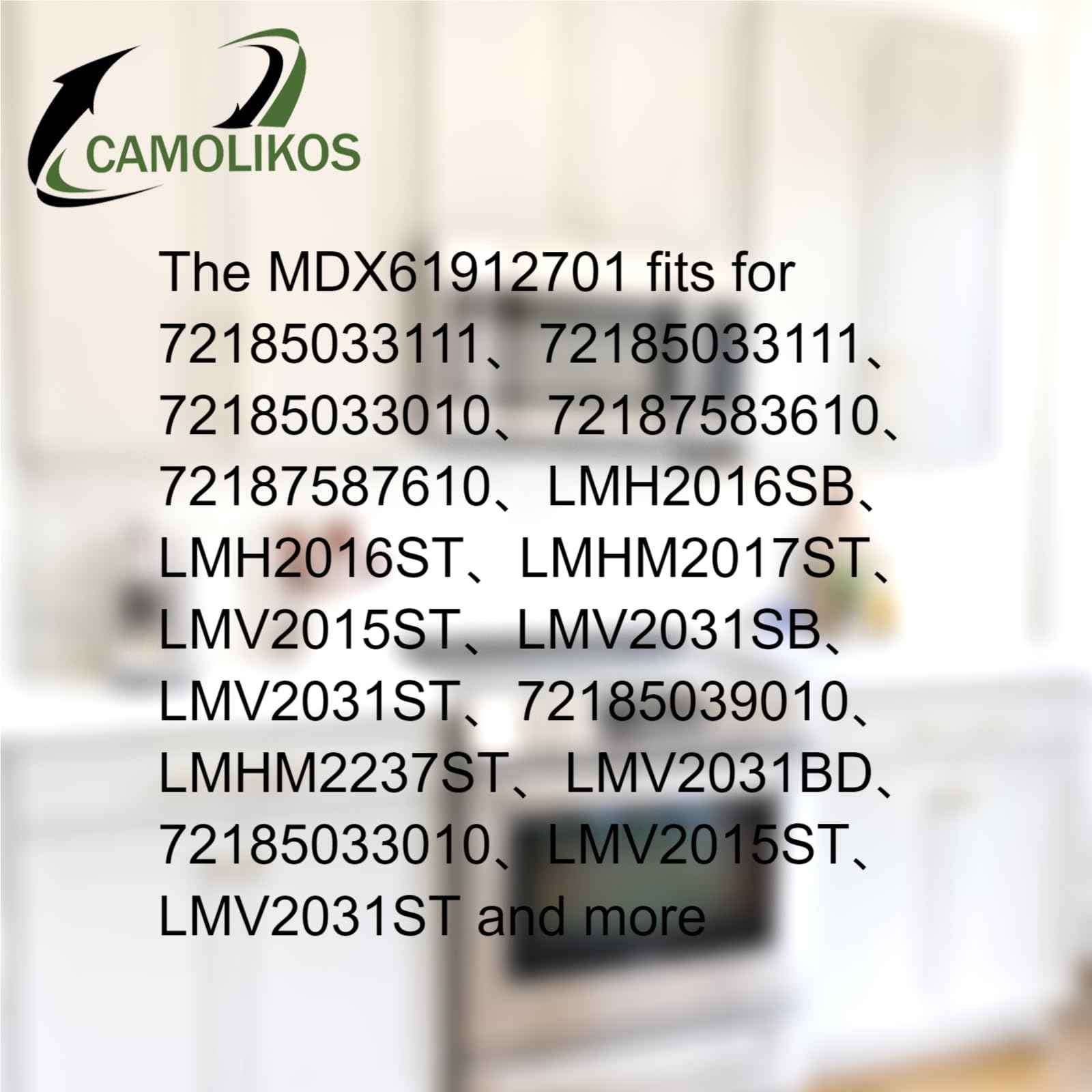 MDX61912701 Microwave Grille Vent Compatible with LG 2119394 AP5202555 AH3535252 EA3535252 Top Vent Grille LMV2031ST LMH2016ST LMHM2237BD LMHM2017SB