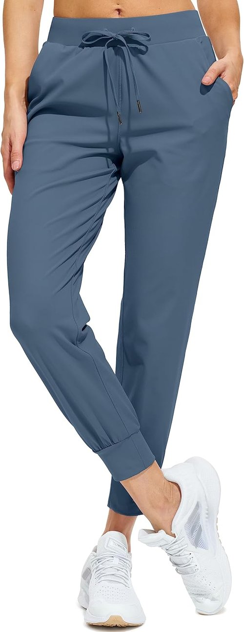 Libin Women's Athletic Joggers - Tapered Sweatpants with Pockets | Petite, Regular & Tall Sizes