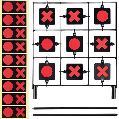 GearOZ Spinning Airsoft Target - 18"x9" Pellet Gun & Air Rifle Resetting Target for Outdoor Fun