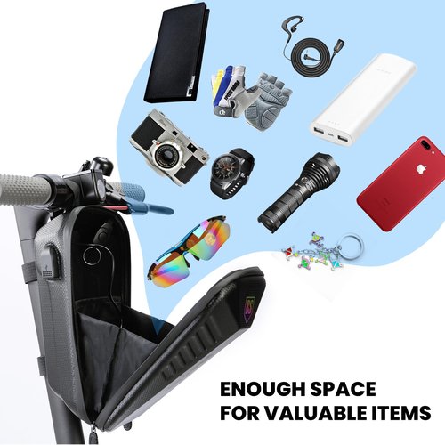 Besudo E-Scooter Roller Bag - 3L Waterproof Handlebar Storage for E-Scooter Accessories - LA005-3L