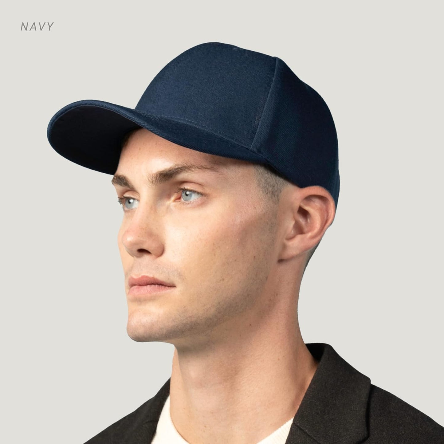 Skiennix 2-Pack Classic Structured Baseball Caps - Adjustable Snapback for Custom Embroidery | Outdoor Workouts