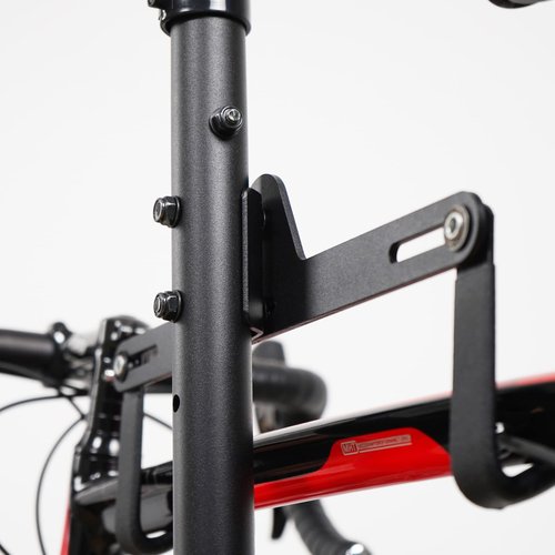 CyclingDeal Bike Vertical Freestanding Hanger Parking Rack - Fully Adjustable Gravity Storage Floor Stand - Safe & Secure for Hanging MTB Road Bicycles in Garage or Home - 4 Bikes Horizontal