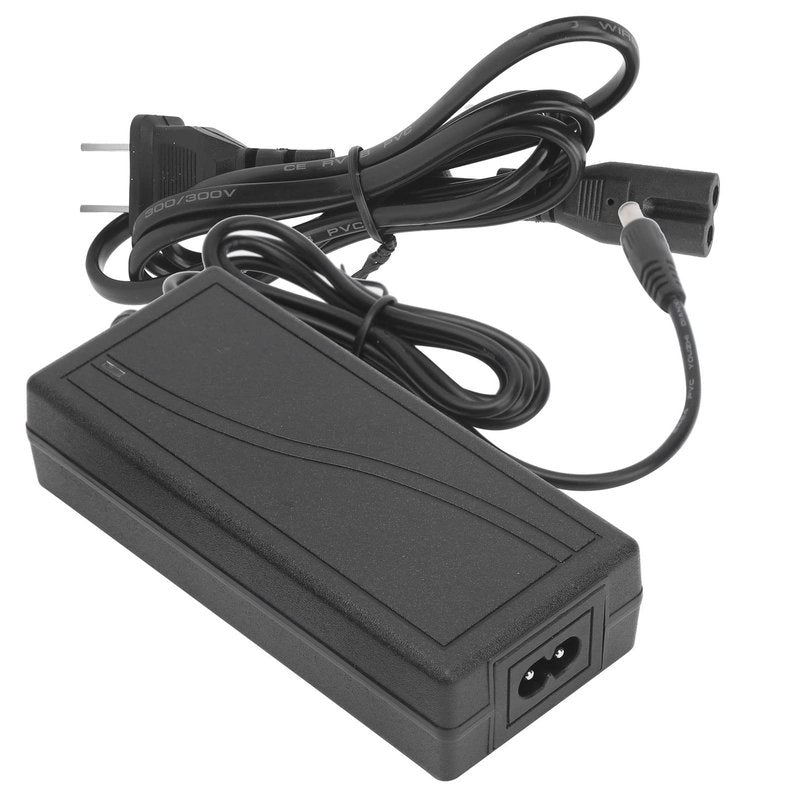 Ejoyous Lithium Battery Adapter, 100‑240V US Plug 42V 2A Lithium Battery Charger Electric Scooter Charging Adapter