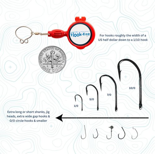 HOOK-EZE Fly Fishing Knot Tying Tool - Quick & Easy Fishing Line Connector | Essential Fishing Gear