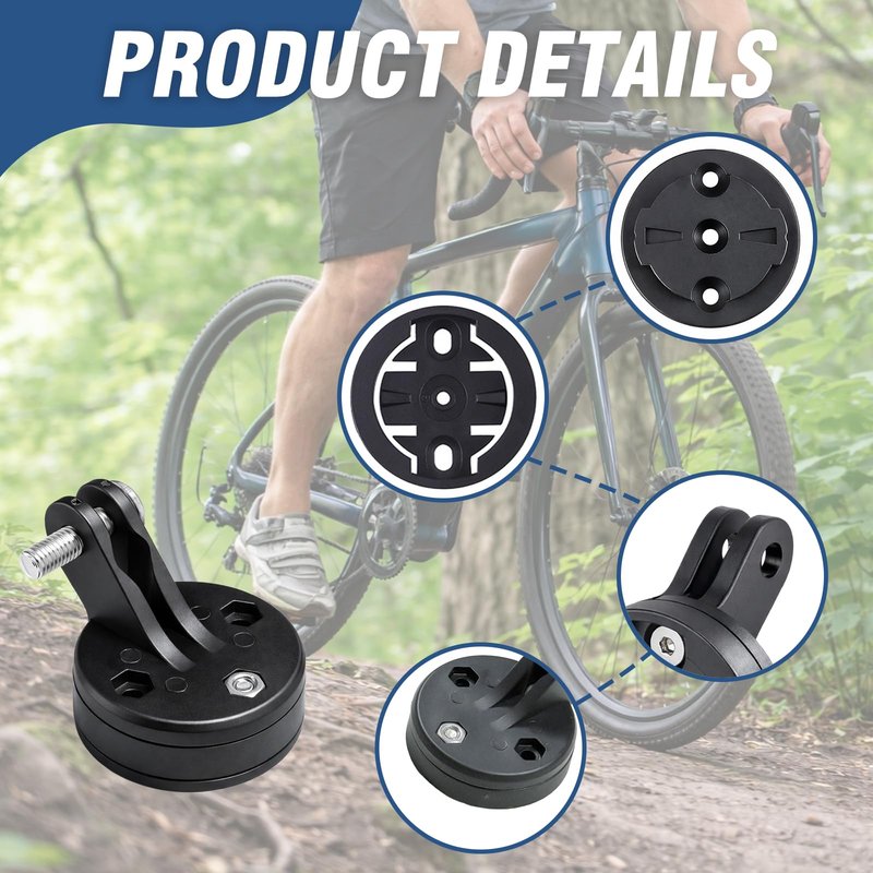 SANJOON Bike Headlight Mount with Quick Release Interface Adapter