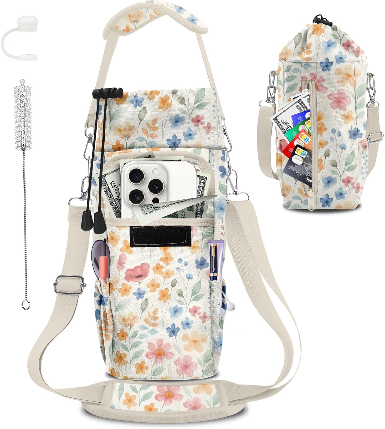Stanley - Water Bottle Carrier Bag with Phone Pocket - Insulated Sling Pouch for 30/32/40 oz Tumblers