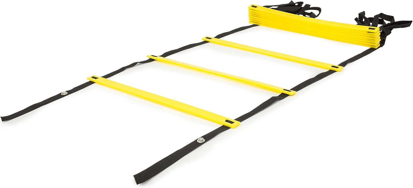 ProsourceFit Speed Agility Ladder - Enhance Speed Training & Sports Agility | 8, 12, 20 Rung with Free Carrying Bag