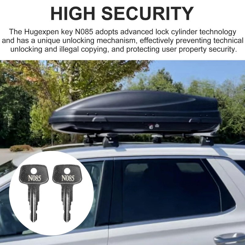N085 Key Replacement for Thule Rack Core, Key Cylinder for Bike Rack Lock, Roof Cargo Lock, Roof Rack Locks, Cross Bars, Towers, Ski Rack Etc