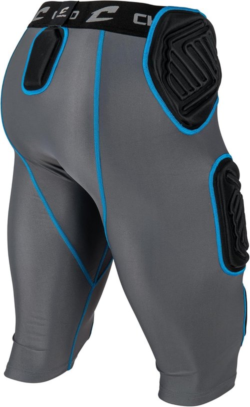 Champro Bull Rush 7-Pad Integrated Girdle - Ultimate Protection for Football Players
