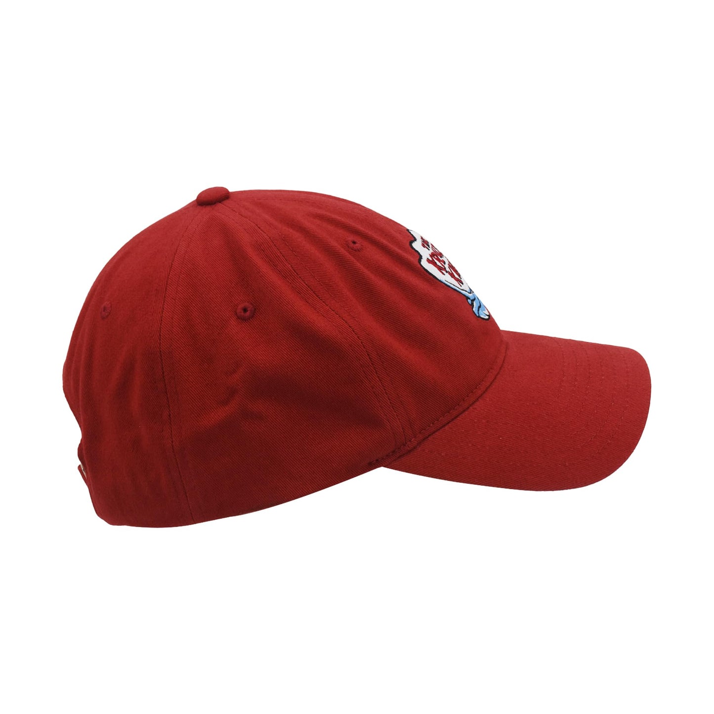 Spongebob Squarepants Dad Hat, Krusty Krab Adjustable Baseball Cap with Curved Brim, Red, One Size