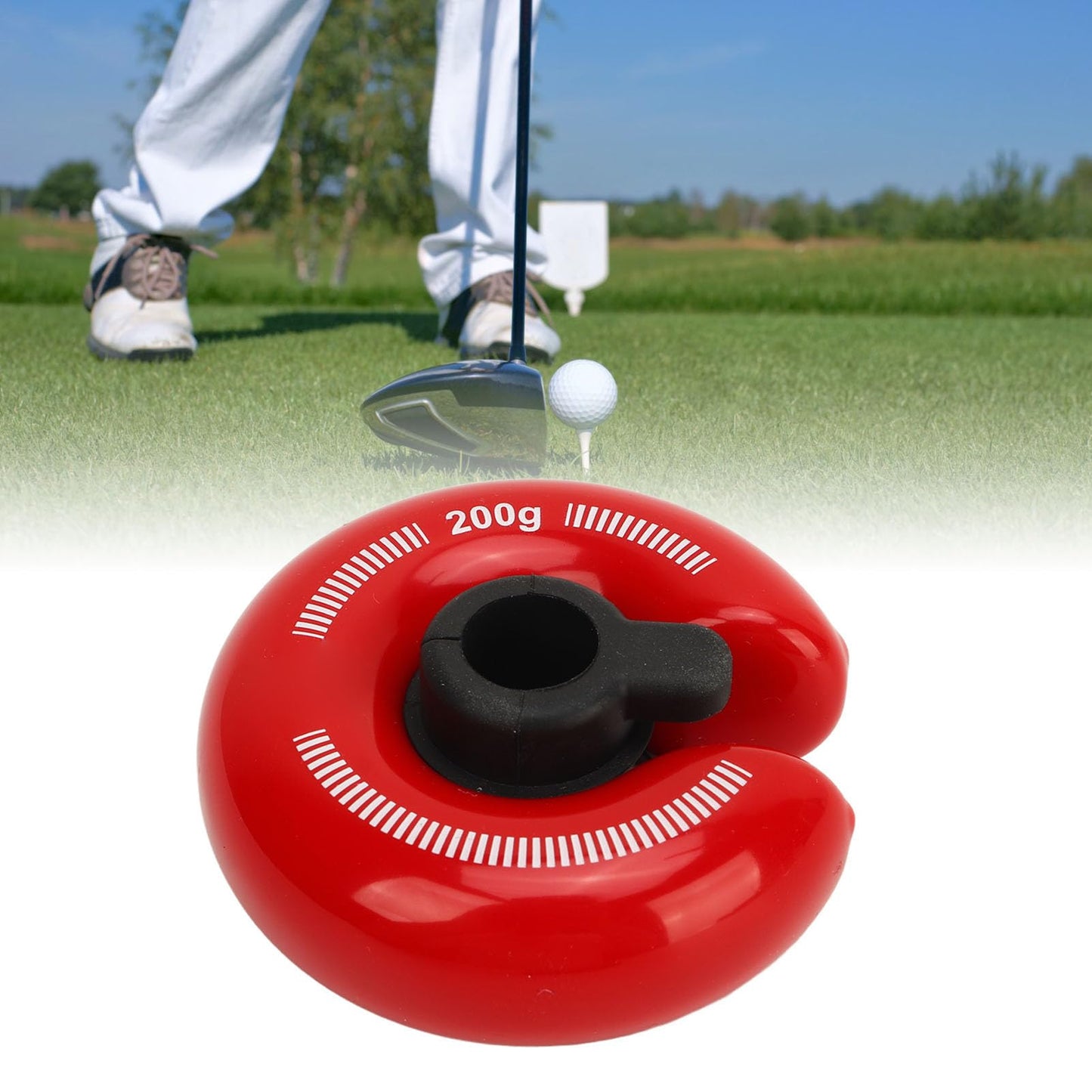 Golf Weight Rings, Golf Swing Weight Ring Red Scratch Golf Weights Swing Compact Golf Swing Trainer Ring for Training