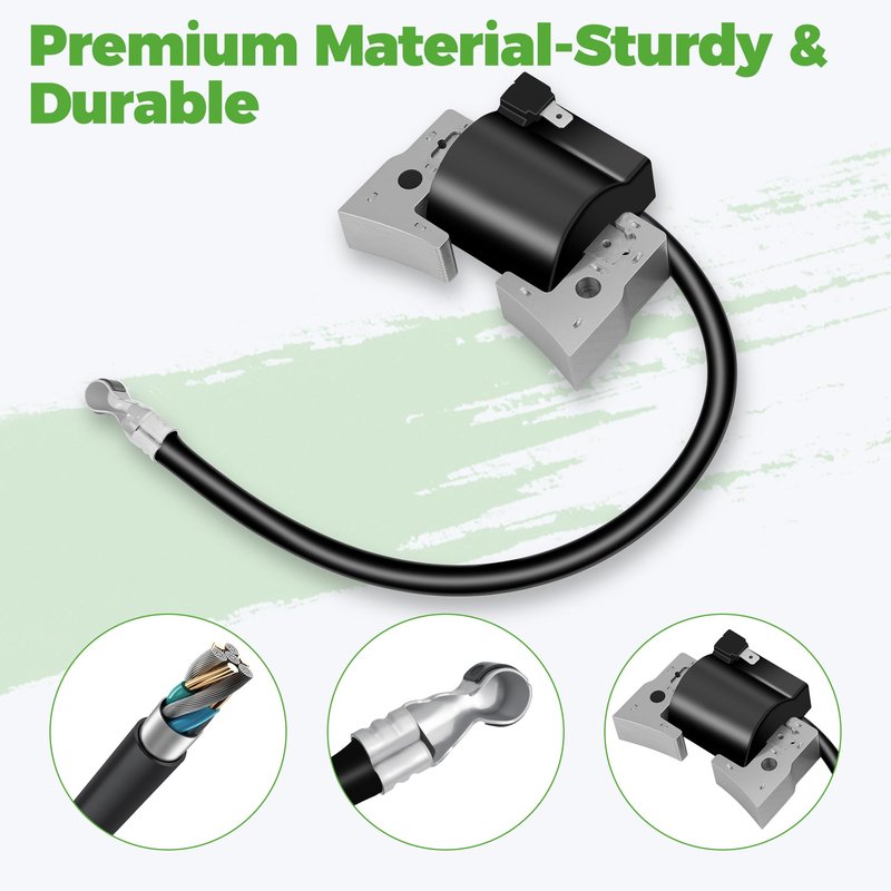 10L0L Golf Cart Ignition Coil 101909201 Replacement for Club Car DS & Precedent Golf Cart Gas 1997-up, with Built-in Ignitor