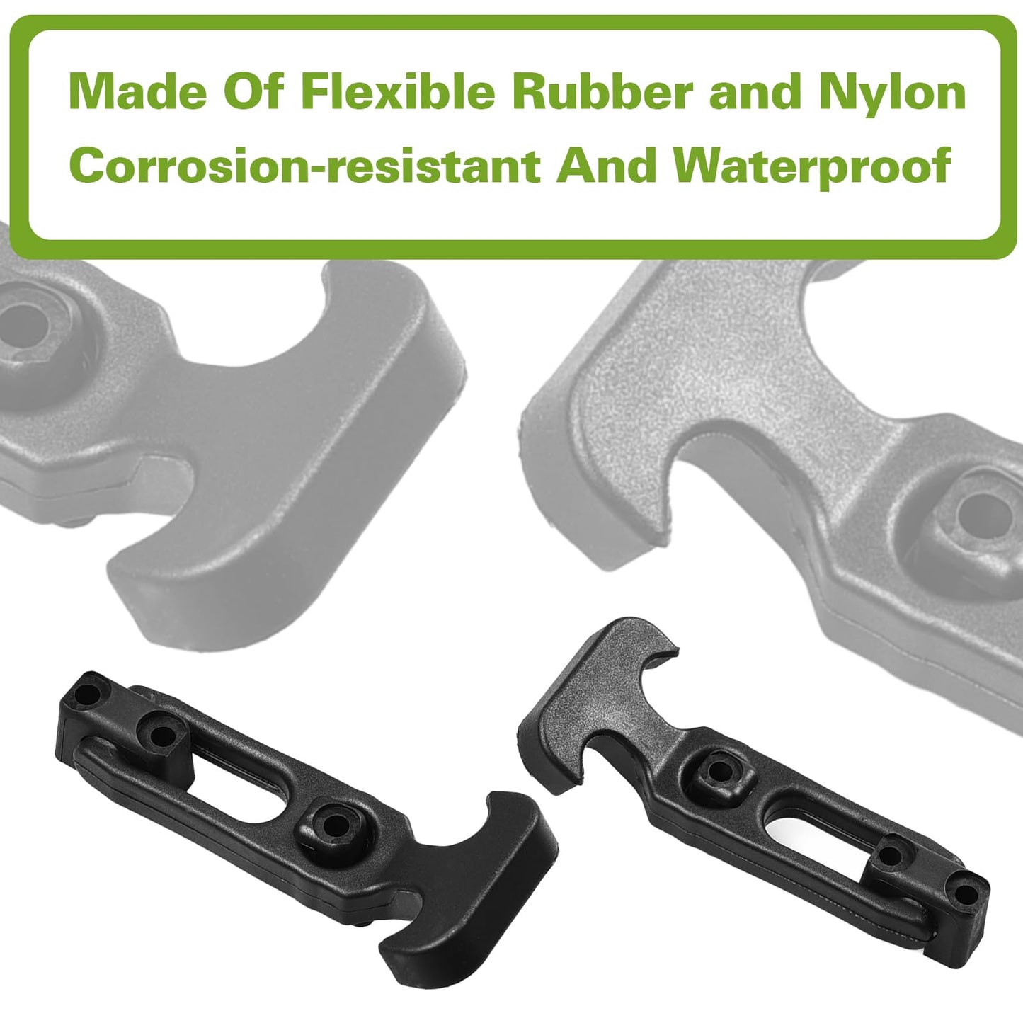 Shu-Ran Cooler Latches Rubber Latches Replacement for Cooler,Boat,Golf Cart Bed,Tool Box,Off-Road Vehicles,Farm Machinery, Flexible T-Handle Draw Latches(8 Pack)