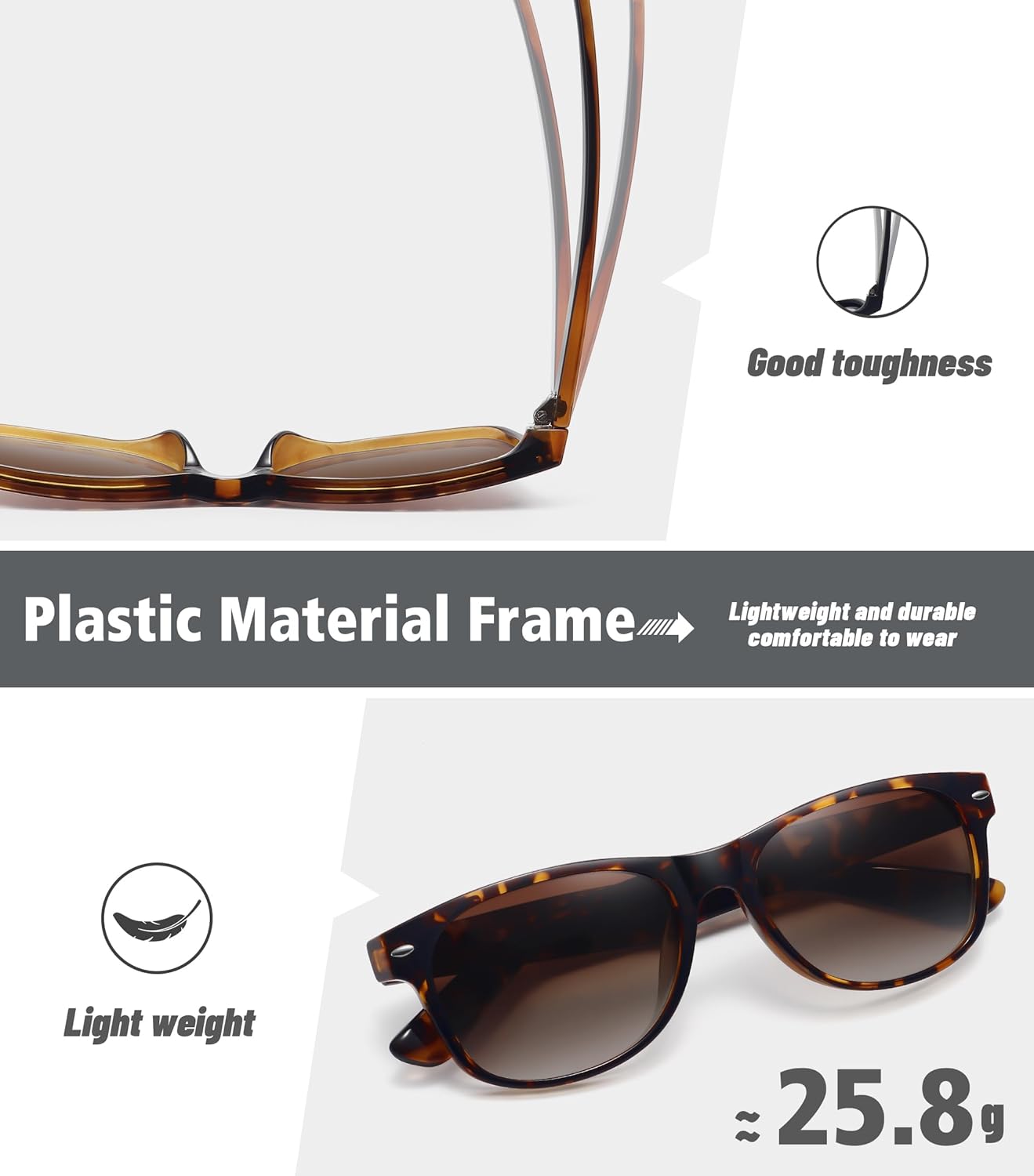 MEETSUN Classic Polarized Sunglasses - Trendy Retro UV Protection for Men & Women | 3-Pack Set