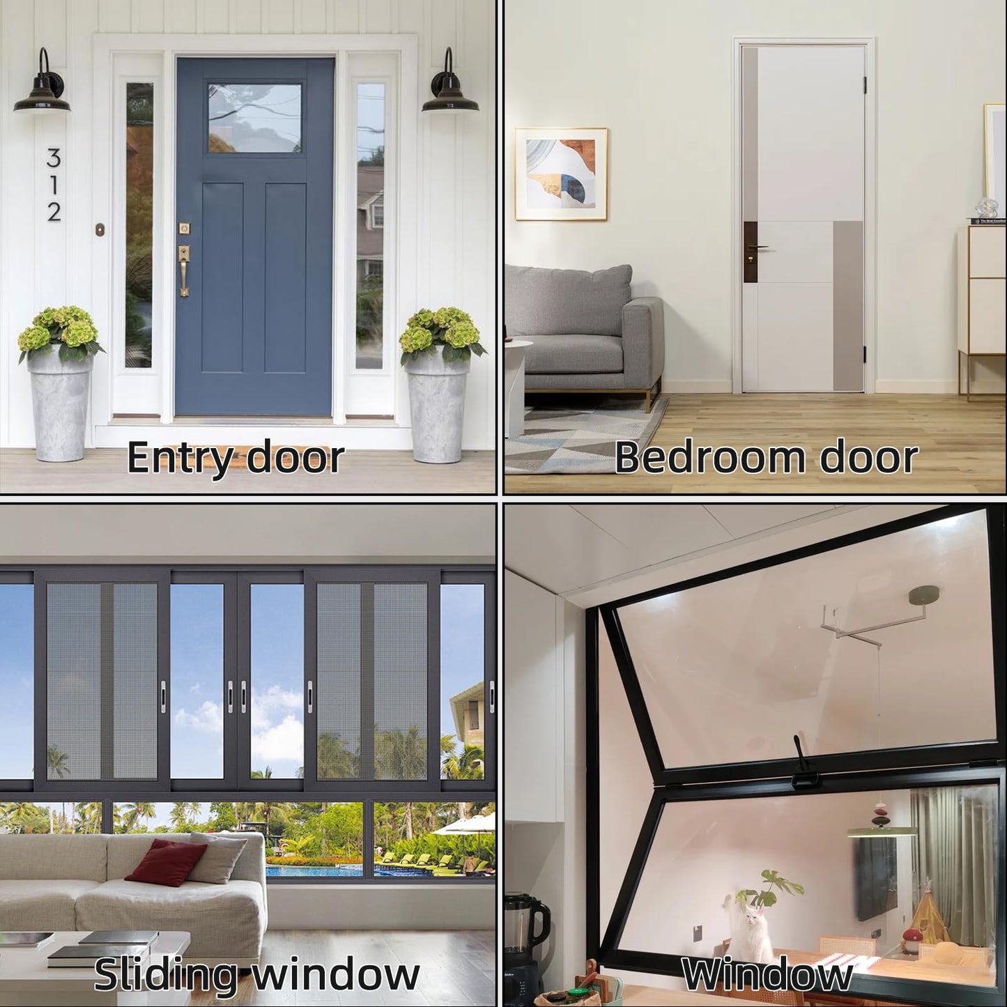 Foam Weather Stripping Door Seal Strip, V Shape Self-Adhesive Backing Door Weatherstripping for Door Frame Insulation Small Gap,Anti-Collision Soundproof Windproof Dustproof Tape（19.7Feet,White）