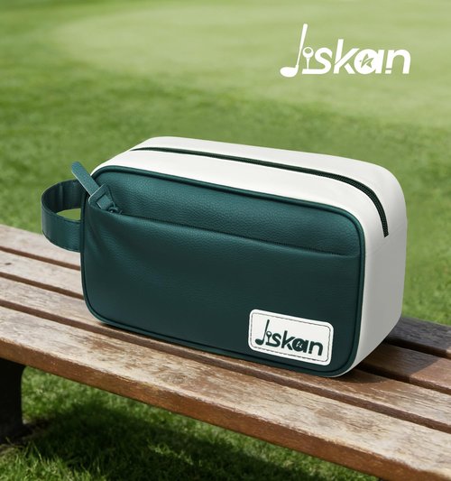 Jiskan Golf Pouch Bag for Men/Women, Pro Golf Valuables Accessories Organizer for Tees, Balls, Cash, Phone, Keys Etc, Essentials Golf Accessories Golf Gifts for Men/Women