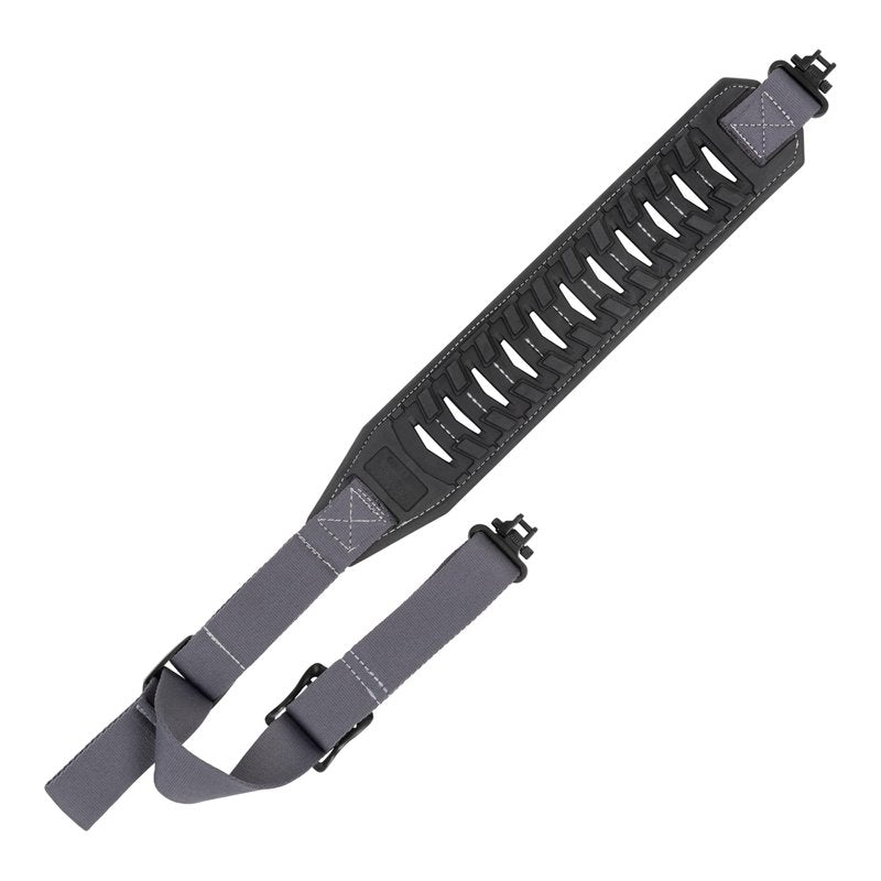 Allen Company BakTrak Traverse 36″ Rifle Sling w/Rubber Grip Pad & 500 lb‑Rated Swivels – Black