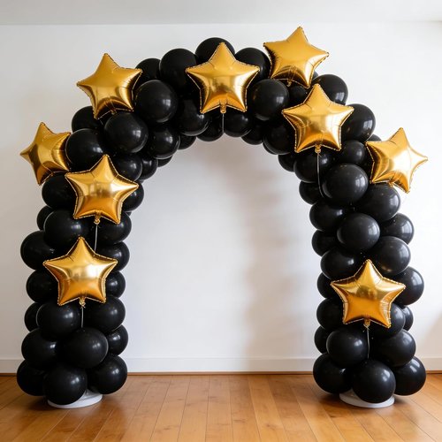 Black Balloons - 100 Pack 12-Inch Birthday Decorations for Parties, Baby Showers & Weddings