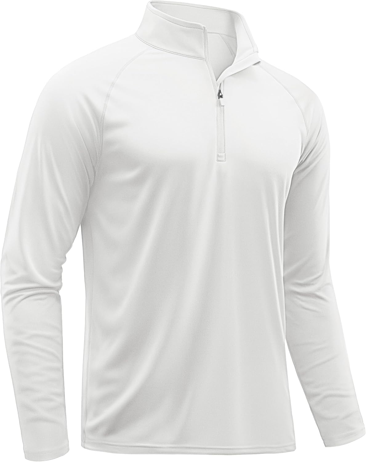TACVASEN Men's Athletic Long Sleeve Shirt - 1/4 Zip Sun Protection Rash Guard | UPF 50+ Running Tee
