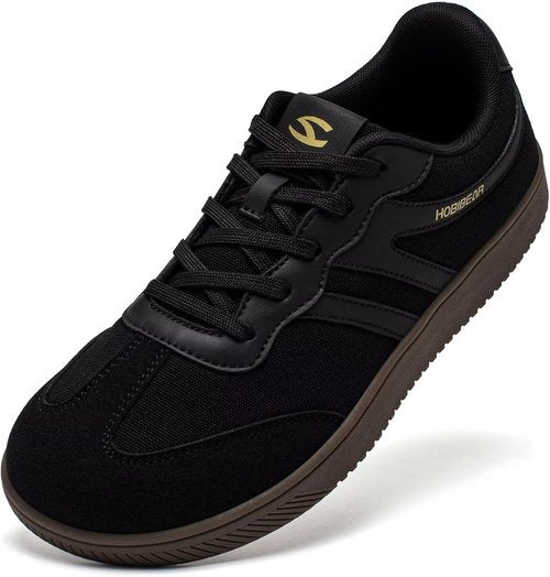 HOBIBEAR Barefoot Sneakers - Wide Casual Lace-Up Retro Style for Men & Women