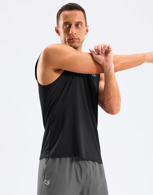 G Gradual Men's Workout Tank Top - Moisture-Wicking Sleeveless Muscle Shirt for Gym & Summer Casual Wear