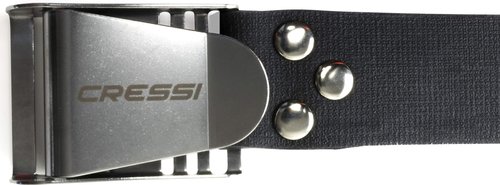 Cressi Quick-Release Elastic Belt with Metal Buckle, Black, One Size [Duplicate]