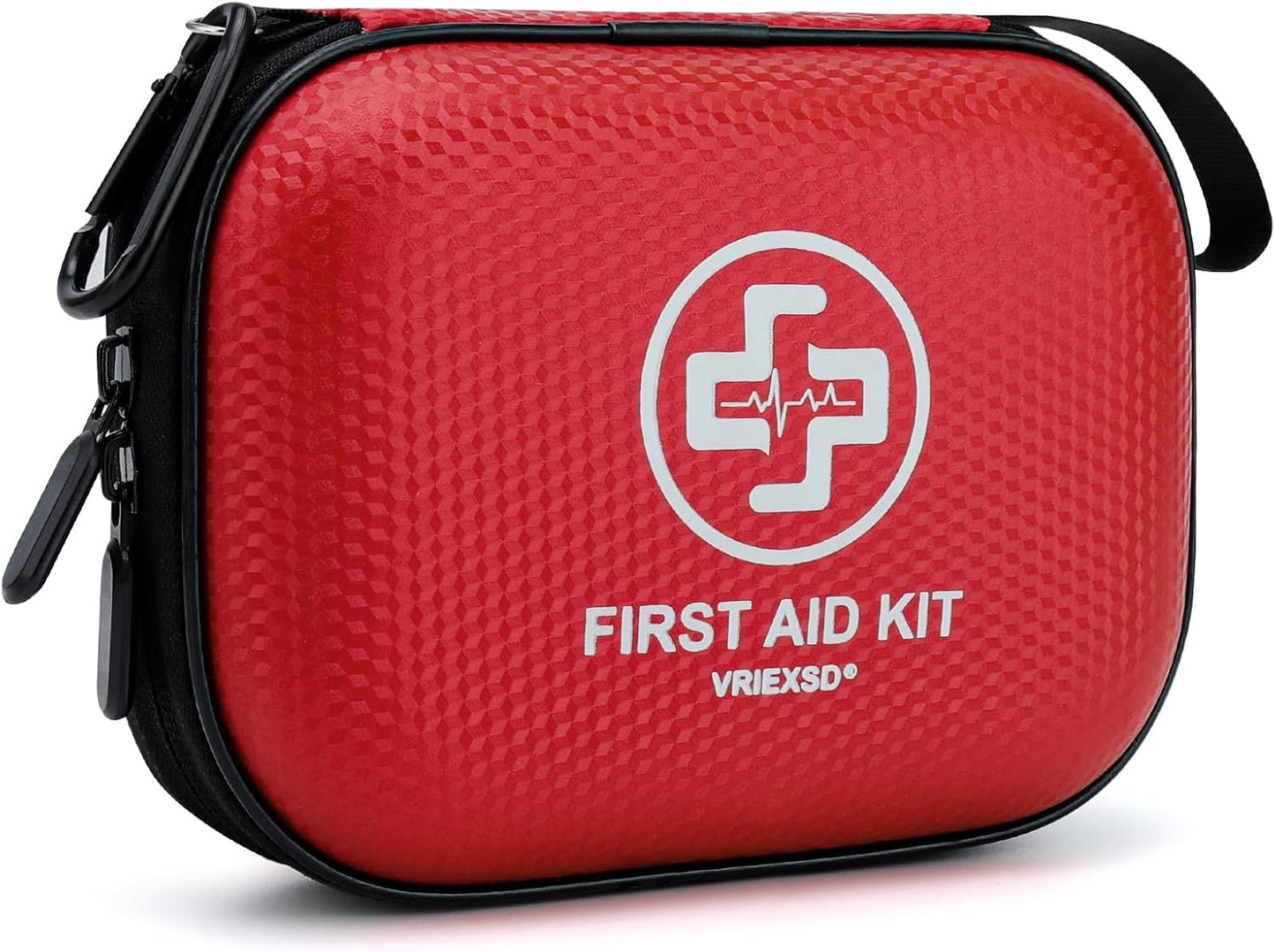 Skiennix Mini First Aid Kit - 150-Piece Waterproof Medical Kit for Home, Travel & Outdoor Emergencies | Red